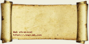 Lepa Bzenić vizit kartica